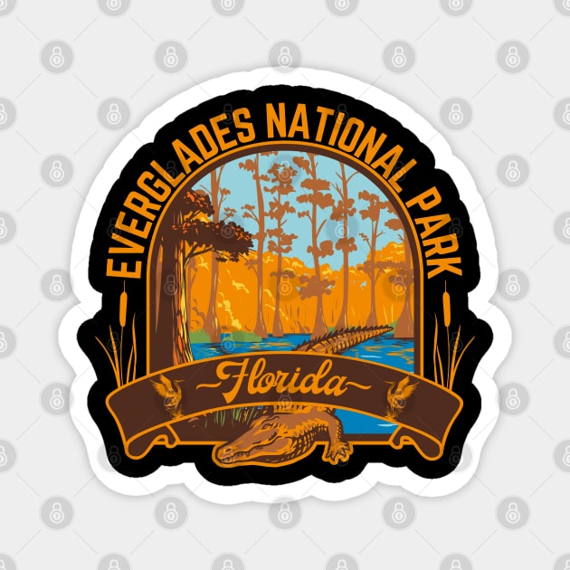 Everglades National Park Florida Magnet by FullOnNostalgia