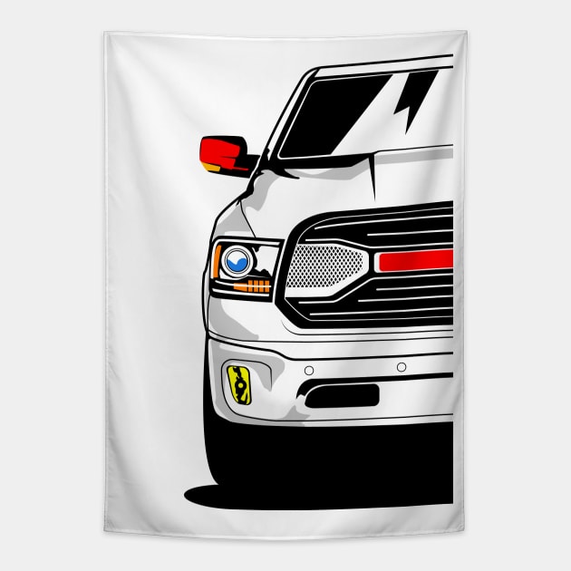 Dodge RAM Truck Tapestry by EtyazaForez