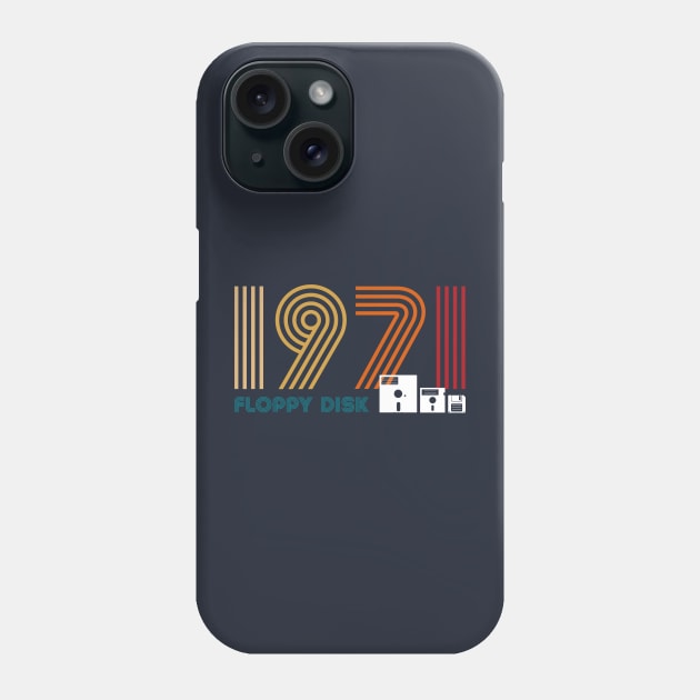 Floppy Disk 1971 Phone Case by DrMonekers