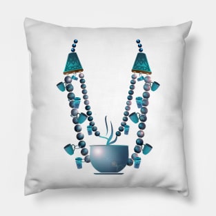 Pharaohs coffee necklace Pillow