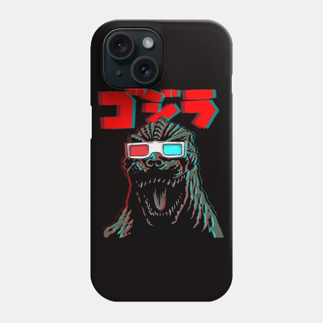 3D King of Monsters Phone Case by EnchantedTikiTees