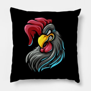 ROOSTER HEAD Pillow