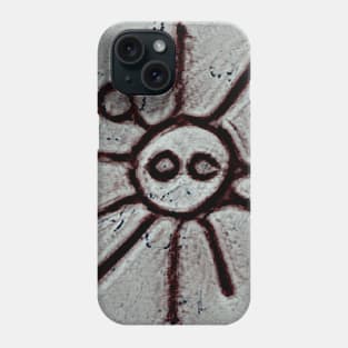 Taino Sun Symbol Rock Art Phone Case