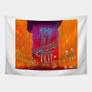 Manhattan Bridge. New York Tapestry