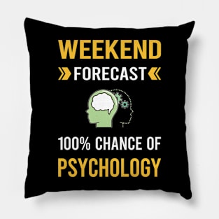 Weekend Forecast Psychology Pillow