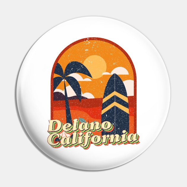 Delano California Retro Pin by Thermul Bidean