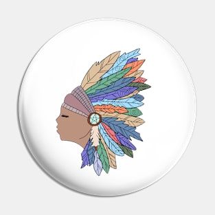 Simple Native American Art Pin