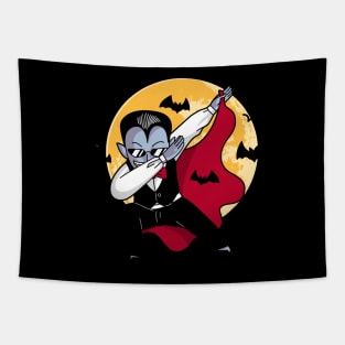 Halloween Dab Funny Dabbing Vampire Tapestry