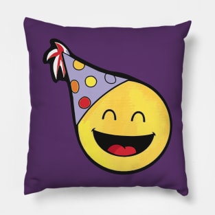 Party Smiley Pillow