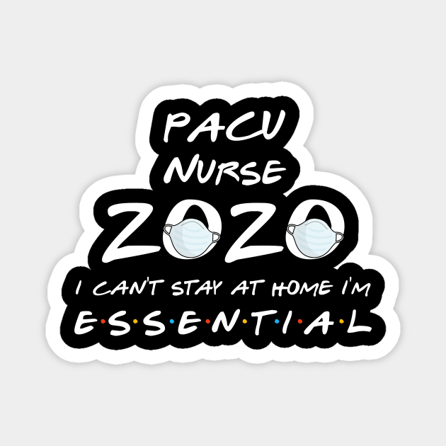 Pacu Nurse 2020 Quarantine Gift Magnet by llama_chill_art