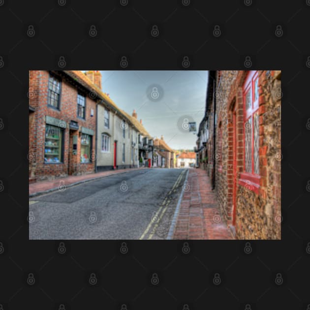 Alfriston High Street, Sussex by Avalinart