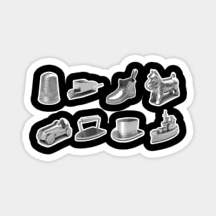 Monopoly Pieces Magnet