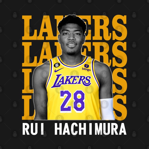 Los Angeles Lakers Rui Hachimura by Thejockandnerd