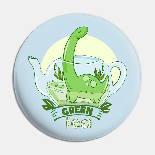 Green Tea Pin by ThaisMelo