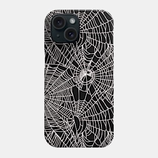 Spider Webs Black Phone Case