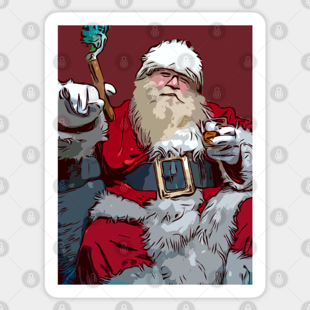 Santa Claus Christmas - Santa Claus - Sticker