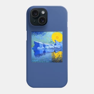 Starry Night Iceberg T-Shirt Van Gogh-esque Newfoundland Phone Case