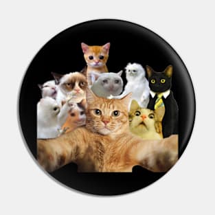 Cat Selfie Cat Pin