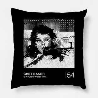 Chet Baker / Minimalist Graphic Design Fan Artwork Pillow