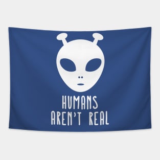 Humans Aren't Real 3 Tapestry