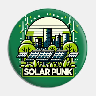 Future Bloom: Solarpunk Gardening T-Shirt – Embrace Eco-Futurism Pin