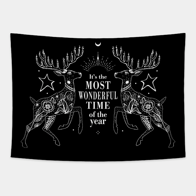 The Most Wonderful Time of the Year Tapestry by BrookeFischerArt