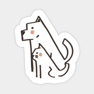 Dogs and cats Magnet