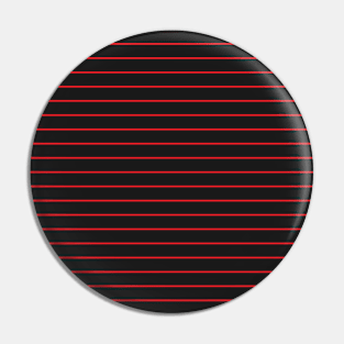 Pretty Simple Red Stripes Pin