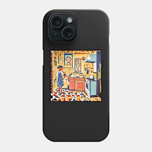 Teamwork in the kitchen-Matisse inspired Phone Case