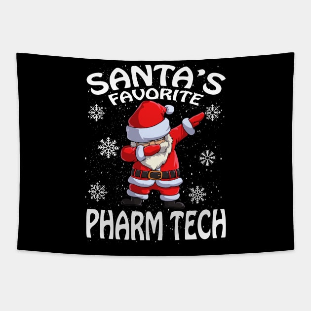 Santas Favorite Pharm Tech Christmas Tapestry by intelus