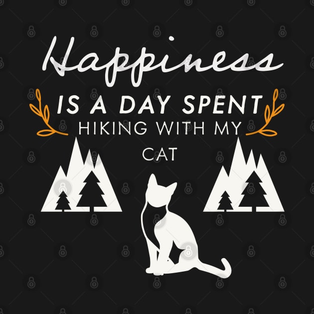 Happiness Is A Day Spent Hiking With My Cat by kooicat