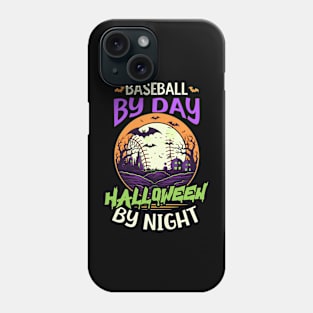 Baseball Halloween Shirt | Baseball Day Halloween Night Phone Case