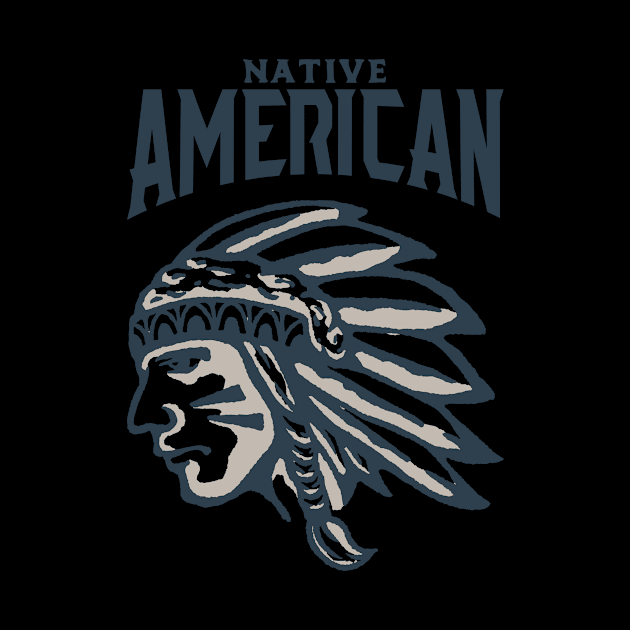 Native American I Warbonnet I Indigenous I Native American by Shirtjaeger