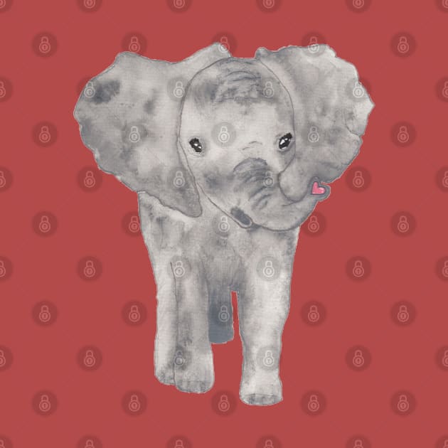 Cute Elephant by Wild Tangents