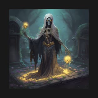 Necromancer summoning the dead T-Shirt