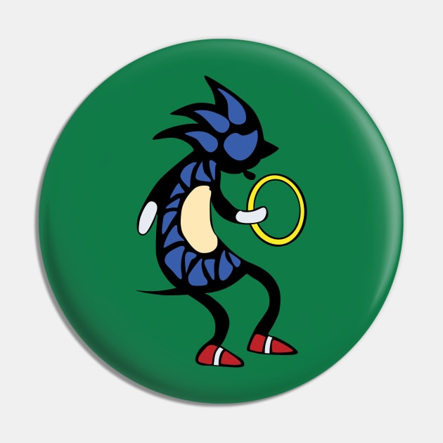 Southwest Sonic Pin by StudioBlueFox