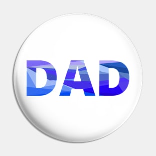 Dad pastel colors chunky design for proud fathers Pin