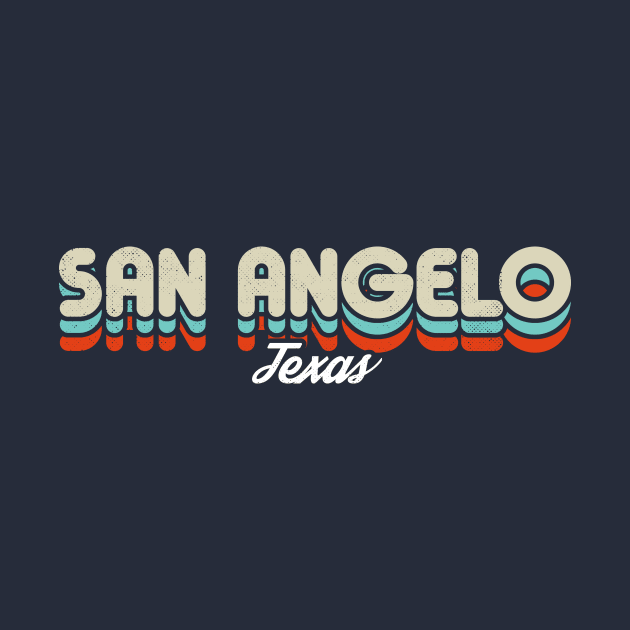 Retro San Angelo Texas by rojakdesigns