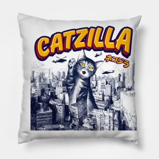 Catzilla Pillow