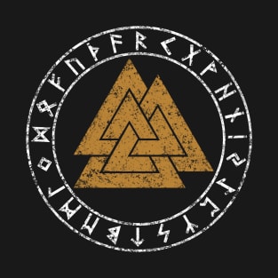 Valknut Shirt Odin's Knot Scandinavian Nordic Symbol T-Shirt