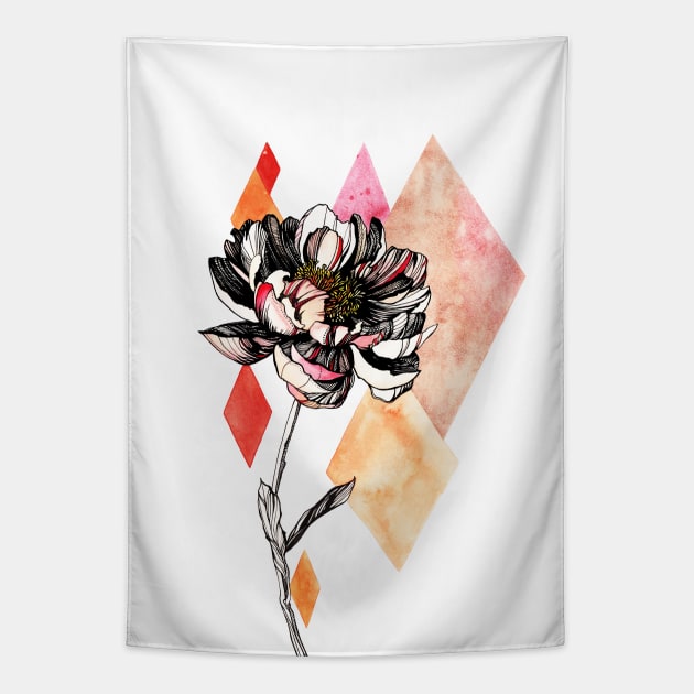 Peony Tapestry by Alla_LSK