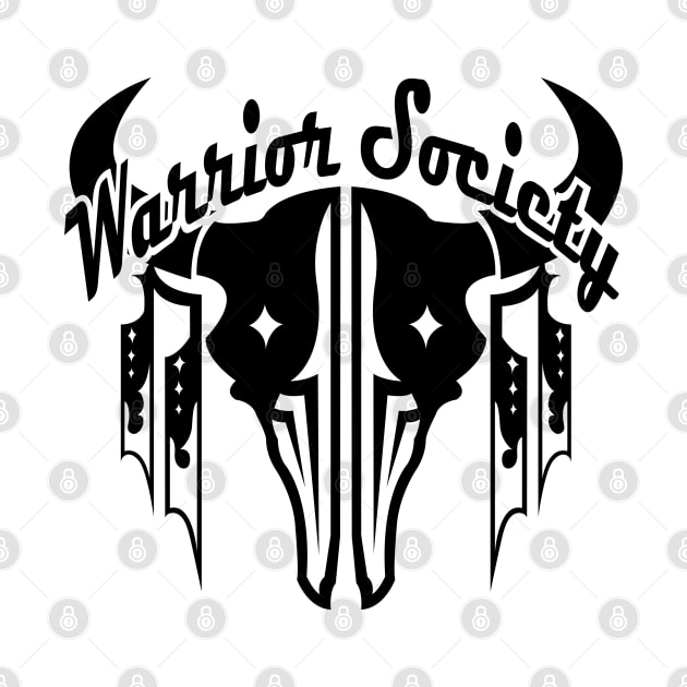 Warrior Society (Buffalo Black) by melvinwareagle