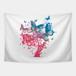 Butterfly tree colorful Tapestry