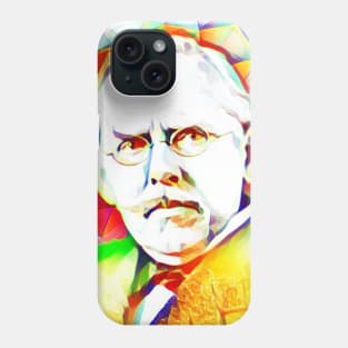 Jacob Riis Colourful Portrait | Jacob Riis artwork 12 Phone Case