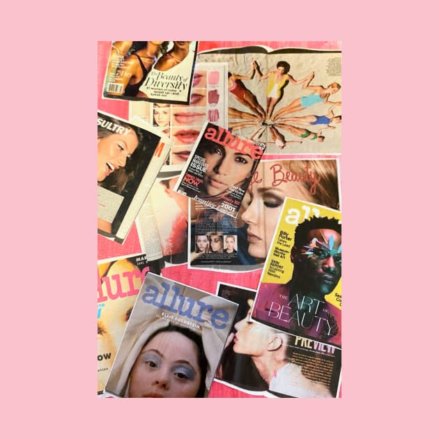 Aesthetic Pink Magazine Collage by courtneylgraben