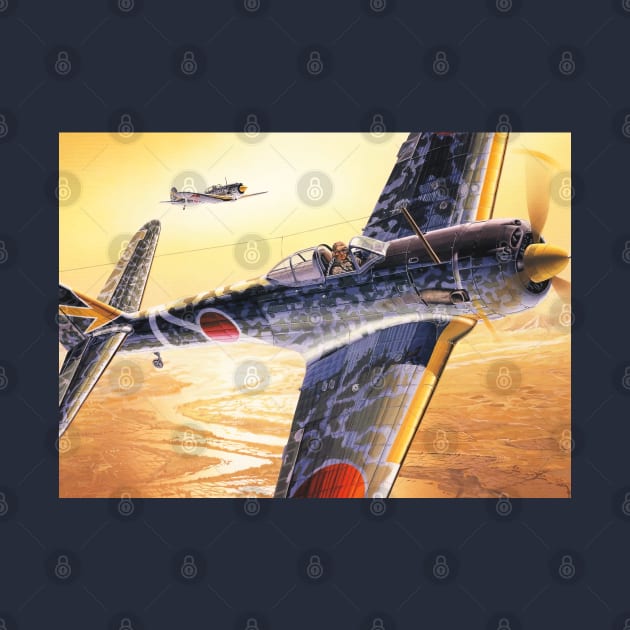 Nakajima Ki-43 Oscar by Aircraft.Lover