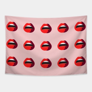 Lips and Kiss by Cindy Rose Studio Tapestry