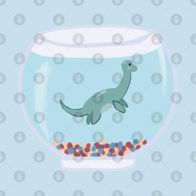 Nessie fishbowl by goblinbabe