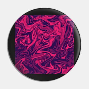 Red Retro Splash Pin