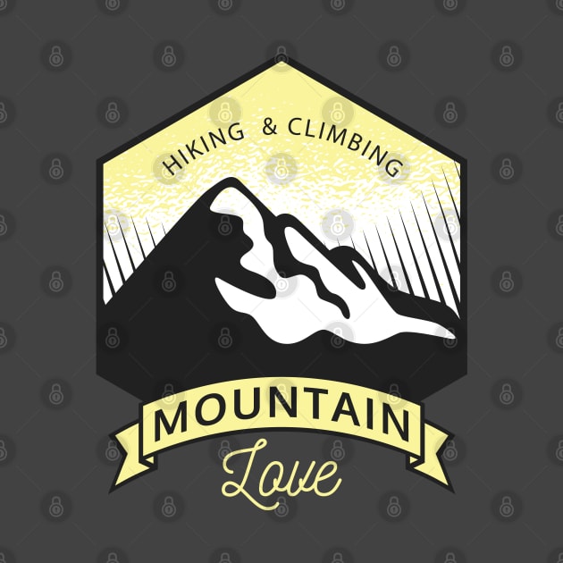 Hiking & Climbing Mountain Love Design by LR_Collections